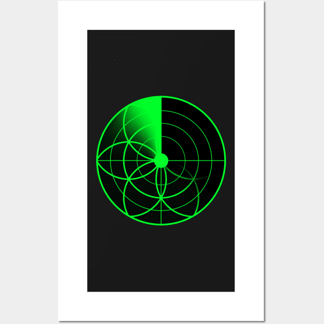 Seed of Life Radar Wall Art by 33oz Creative